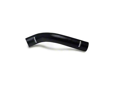 Mishimoto Silicone Upper Radiator Hose; Black (67-69 351 V8 Mustang)