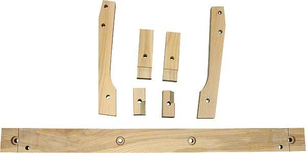 Ecklers 28-29/body Mounting Wood Block Set/ 7 Piece/ Tudor