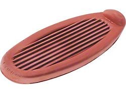 Model A Ford Brake & Clutch Pedal Pad Set - Red Rubber