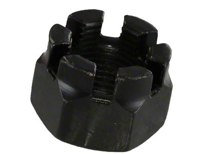 Model A Ford Castle Nut - 3/4-18 - Black Oxide