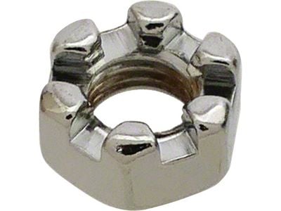 Model A Ford Castle Nut - 5/16-24 - Chrome