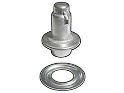 Model A Ford Cinch Double Stud Fastener - With Clinch Required Mounting - Nickel