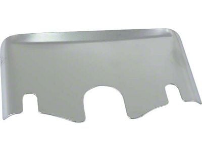 Model A Ford Heat Shield - Brushed Satin Chrome - Not Original Finish