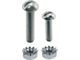 Hood Latch Mtg Set/ Ss Screws & Steel Nuts/ 28-29