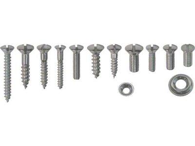 OPR Model A Ford Interior Trim Screw Set - Fordor Briggs Sedan With Quarter Windows