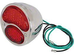 Model A Ford LED Tail Light Assembly - All Red - 6 Volt - Positive Ground - Right