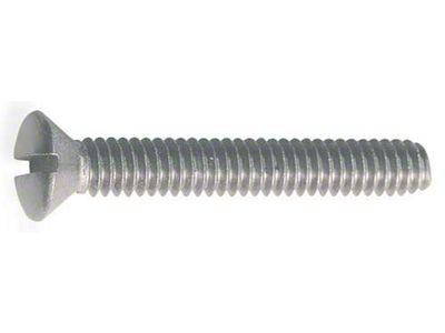 Model A Ford Oval Head Machine Screw - 1/4-20 X 1-3/4 - Stainless Steel - Slotted