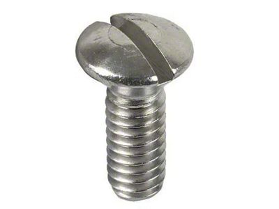 Model A Ford Oval Head Machine Screw - 1/4-20 X 3/4 - Stainless Steel - Slotted