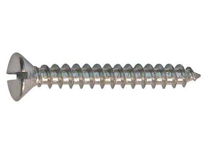 Model A Ford Oval Head Sheet Metal Screw - 10 X 1-1/2 - Slotted