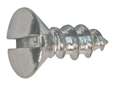 Model A Ford Oval Head Sheet Metal Screw - 10 X 1/2 - Slotted