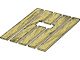 Model A Ford Pickup Bed Sub-Flooring Wood Kit - 6 Pieces - For Wide Bed - Oak (Used on Late 1931 Model A Ford Pickups)