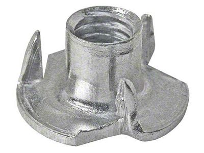 Model A Ford T Nut - 5/16-18 - Spiked Flange - Zinc