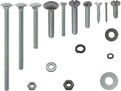 Model A Ford Top Wood Mounting Fastener Kit - Tudor Sedan -411 Pieces - Use With TWC101