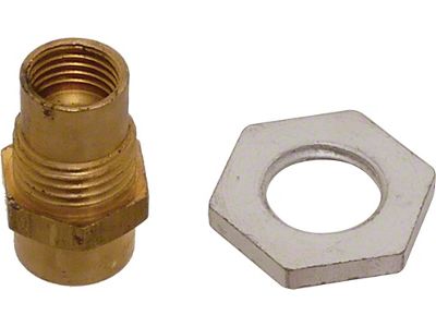 Connector & Nut/ Brass/ For Vacuum Wiper at Firewall