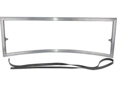 Model A Ford Windshield Frame - Deluxe Open Car - 13-1/2 High - Plain Steel (For Deluxe open cars only)