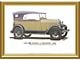 Model A Print - Phaeton 35A - 12 X 18 - Framed