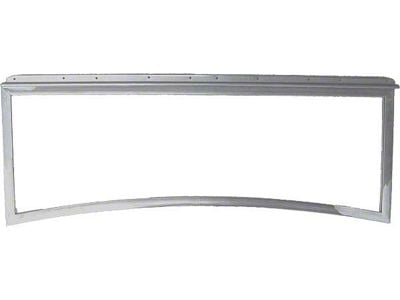 Model A Ford Windshield Frame - Closed Car - Polished Aluminum - Includes Hinge - Street Rod Style (Fits Tudor, Coupe, most Fordors, Delivery and Station Wagon)