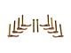 Model T Ford Coil Box Terminal Bolt Set, 10 Pieces, Brass, 1912 Late - 1913