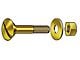 Model T Ford Dash Screws - Brass - Oval Head - 1/4-28