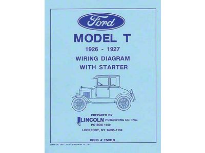 Model T Ford Electrical Wiring Diagram Fold-Out