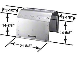 Model T Ford Hood - Aluminum - Pressed Steel Handles - Plain Sides - Leather Lacing