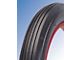 Model T Ford Tire - 30 X 3-1/2 - Blackwall - Straight Rib Thread - Universal Brand