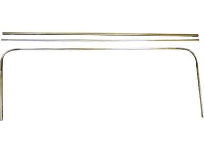 Model T Ford Windshield Channel Kit - Brass - For Open CarsOnly