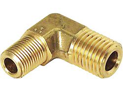 Model T Ford Gas Sediment Bulb Inlet Elbow - Brass - Kingston L/L2/L4 or Holley G/NH - For Cars With Cowl Mounted Gas Tanks