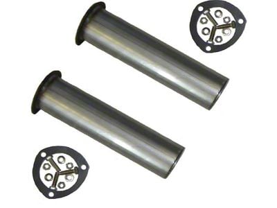 Bolt-On Collector Extensions; 3-Inch x 12-Inch Long (Universal; Some Adaptation May Be Required)