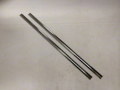 Running Board Trim Set; Stainless Steel (1931 Model A)