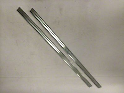 Running Board Trim Set; Zinc (1931 Model A)