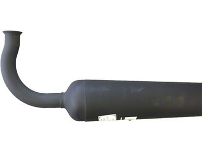 Steel Muffler; High Temperature Black (Early 1928 Model A)