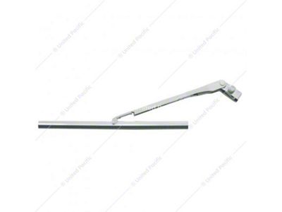 Wiper Blade/Arm Set; Stainless Steel (Universal; Some Adaptation May Be Required)