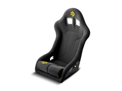 MOMO USA Supercup XL Hardshell Racing Seat; Black (Universal; Some Adaptation May Be Required)