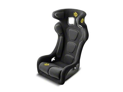 MOMO USA Daytona Evo XXL Hardshell Racing Seat; Black (Universal; Some Adaptation May Be Required)