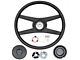 OE Style Comfort Grip Steering Wheel; 15-Inch; Black (71-72 Monte Carlo)