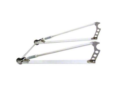 Moroso Professional Wheel-E-Bars; Chrome (Universal; Some Adaptation May Be Required)