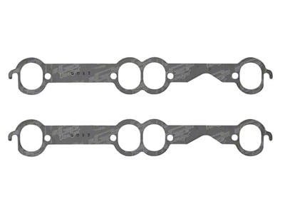 Mr. Gasket Ultra-Seal Header Gaskets; 1.50-Inch x 1.82-Inch Oval Ports (67-92 Small Block V8 Camaro)