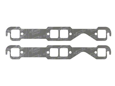 Mr. Gasket Ultra-Seal Header Gaskets; Square Ports (67-91 Small Block V8 Camaro)