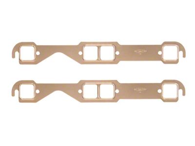 Mr. Gasket Copper Seal Header Gaskets; Rectangular Ports (55-91 Small Block V8 Corvette C1, C2, C3 & C4)