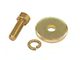 Mr. Gasket Harmonic Balancer Bolt and Washer Set; Yellow (66-74 Big Block V8 Corvette C2 & C3)