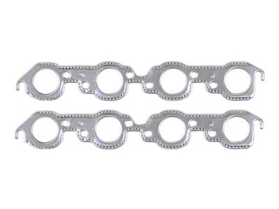 Mr. Gasket Header Gaskets; Aluminum-Layered; Round Ports (65-74 Big Block V8 Corvette C2 & C3)