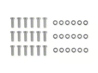 Mr. Gasket Intake Manifold Bolt Set; Hex Head; Grade 5 (65-74 Big Block V8 Corvette C2 & C3)