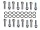 Mr. Gasket Intake Manifold Bolt Set; Socket Head; Grade 5; Zinc (66-74 Big Block V8 Corvette C2 & C3)