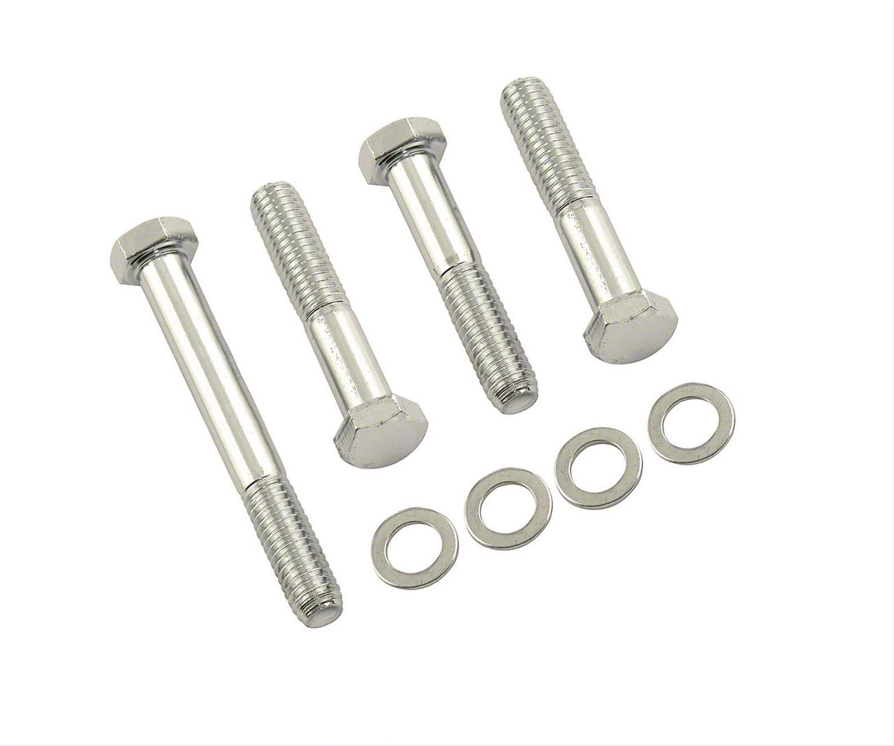 Mr. Gasket Ecklers Water Pump Bolts; Chrome 4996 (55-91 Corvette C1, C2 ...