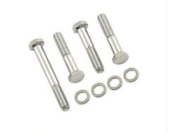 Mr. Gasket Water Pump Bolts; Chrome (55-91 Corvette C1, C2, C3 & C4 w/ Short Water Pump)