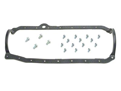 Mr. Gasket 1-Piece Molded Rubber Oil Pan Gasket (87-91 V8 Firebird)