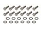 Mr. Gasket Engine Block Rear Cover Bolt Set; Stainless Steel (98-02 5.7L Firebird)