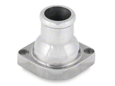 Mr. Gasket LS Water Neck Swivel; Straight; Polished (98-02 5.7L Firebird)