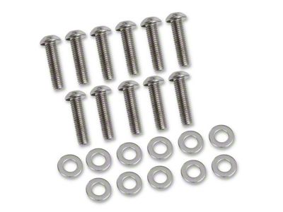 Mr. Gasket Valley Cover Bolt Set; Stainless Steel (98-02 5.7L Firebird)